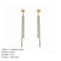 Modern Linear Chain Earrings for Women Elegant Pearl Tassel Dangle Earring Long Threader Earring Statement Party Jewelry Gift