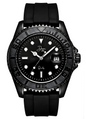 Minimalist Quartz Watch - the Dark Night Black Edition