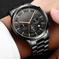 Draven - Mens Military Steel Watch Scratch Resistant Waterproof