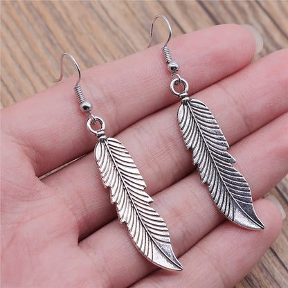 Animal Dangle Earring Vintage Bird Drop Earring Peacock Dove Feather Wing Dangle Drop Earring Fashion Animal Jewelry for Women