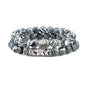 2Pcs/Set Buddha Head Bracelet for Women Men Natural Tiger Eye Lava Stone Yoga Beads Distance Bracelets Charm Couple Jewelry Gift
