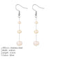 Modern Linear Chain Earrings for Women Elegant Pearl Tassel Dangle Earring Long Threader Earring Statement Party Jewelry Gift