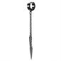 ZS Punk Cross Drop Earrings for Men Woman Stainless Steel Hoop Dangle Cartilage Earrings Gothic Hip Hop Circle round Earring
