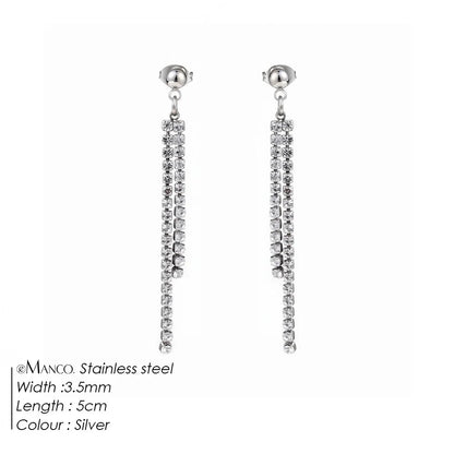 Modern Linear Chain Earrings for Women Elegant Pearl Tassel Dangle Earring Long Threader Earring Statement Party Jewelry Gift