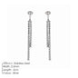 Modern Linear Chain Earrings for Women Elegant Pearl Tassel Dangle Earring Long Threader Earring Statement Party Jewelry Gift