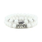 2Pcs/Set Buddha Head Bracelet for Women Men Natural Tiger Eye Lava Stone Yoga Beads Distance Bracelets Charm Couple Jewelry Gift