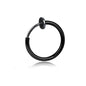 Clip on Hoop Earrings for Men Stainless Steel Fake Piercing Dangle Earring with Cross Feather Mens Clip on Huggie Hoop Earrings
