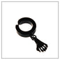 Clip on Hoop Earrings for Men Stainless Steel Fake Piercing Dangle Earring with Cross Feather Mens Clip on Huggie Hoop Earrings