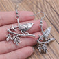 Animal Dangle Earring Vintage Bird Drop Earring Peacock Dove Feather Wing Dangle Drop Earring Fashion Animal Jewelry for Women