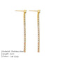 Modern Linear Chain Earrings for Women Elegant Pearl Tassel Dangle Earring Long Threader Earring Statement Party Jewelry Gift