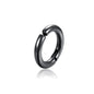 Clip on Hoop Earrings for Men Stainless Steel Fake Piercing Dangle Earring with Cross Feather Mens Clip on Huggie Hoop Earrings