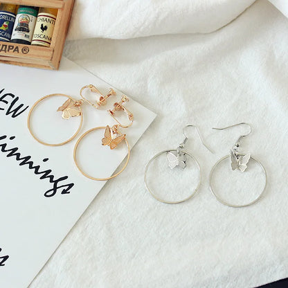 Ear Cuff Clip on Earrings without Piercing for Women Butterfly Earings Fashion Jewelry 2018 Earring Cuffs No Pierced