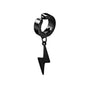 Clip on Hoop Earrings for Men Stainless Steel Fake Piercing Dangle Earring with Cross Feather Mens Clip on Huggie Hoop Earrings